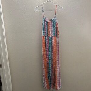 New Look Multicolor Striped Maxi Dress